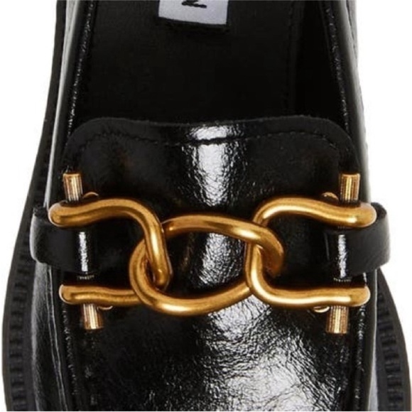 NEW! Steve Madden Black Leather Karmine Loafer - Size 6.5 - Picture 5 of 11